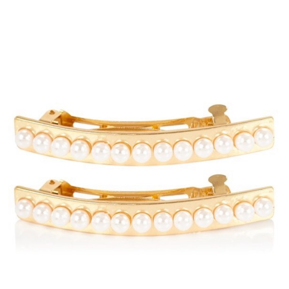 Pearl Hair Clips Barrettes